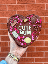Load image into Gallery viewer, CUTE BUM - Valentines Brownie Slab Preorder - thesavvybaker