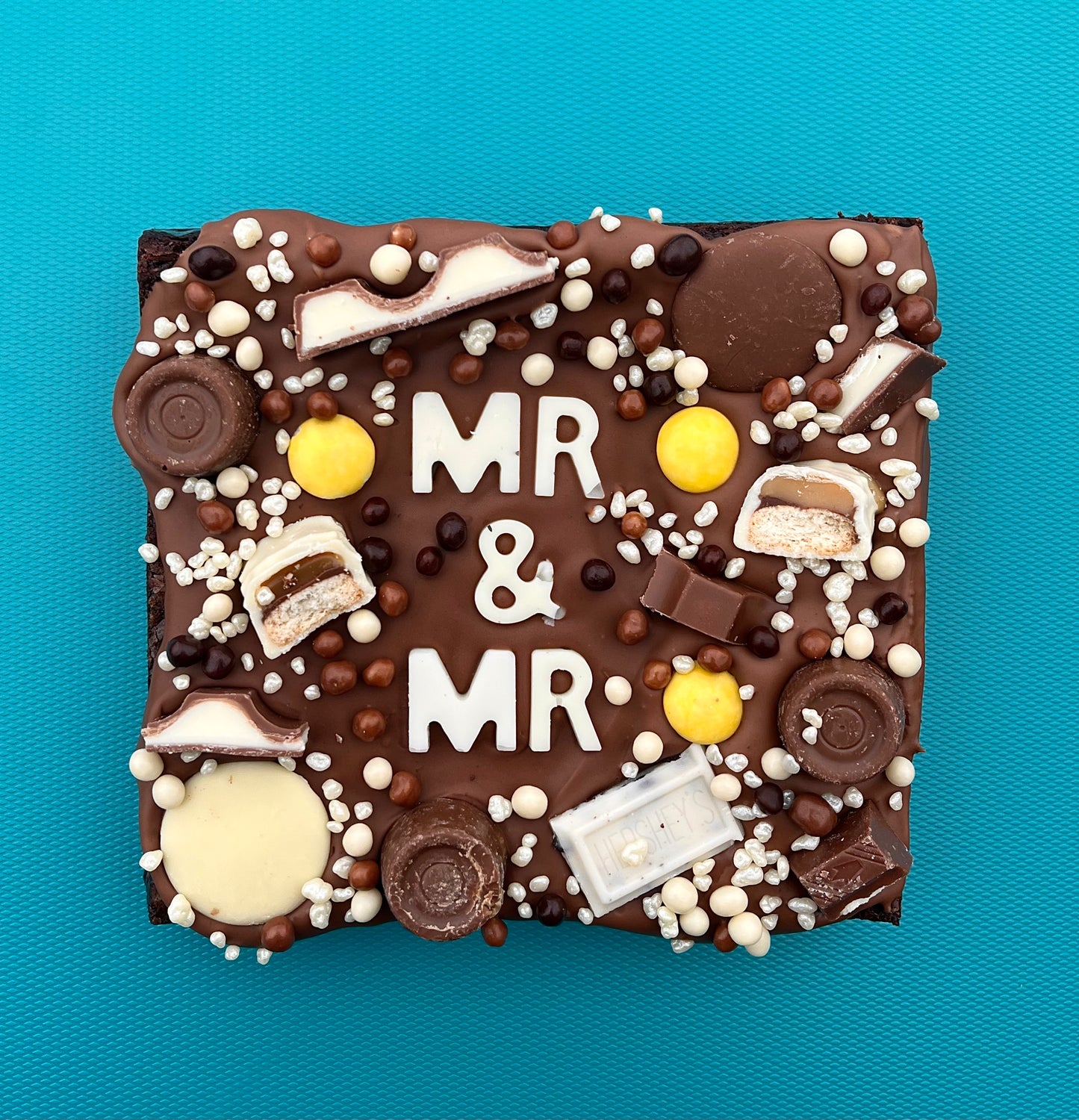 Mr and Mr Brownie Slab