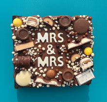 Load image into Gallery viewer, Mrs and Mrs Brownie Slab