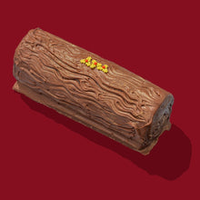 Load image into Gallery viewer, Biscoff Christmas Brownie Yule Log - thesavvybaker