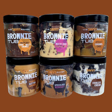 Load image into Gallery viewer, Sticky Caramel Chocolate Brownie Tub - thesavvybaker