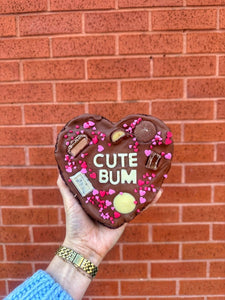 CUTE BUM - Valentines Brownie Slab Preorder - thesavvybaker