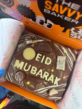 Load image into Gallery viewer, Eid Mubarak Brownie Slab - thesavvybaker
