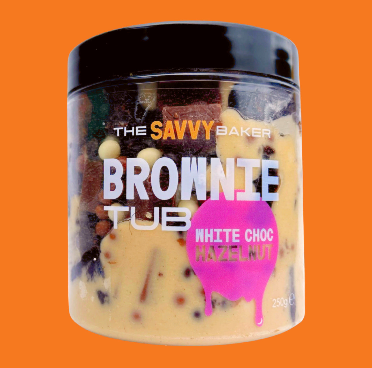 White Chocolate Hazelnut Brownie Tub