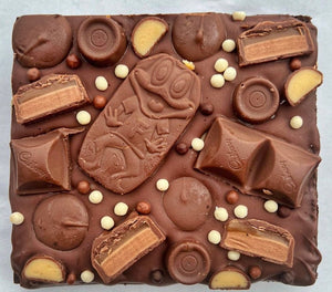 Caramel Chocolate overload slab - thesavvybaker
