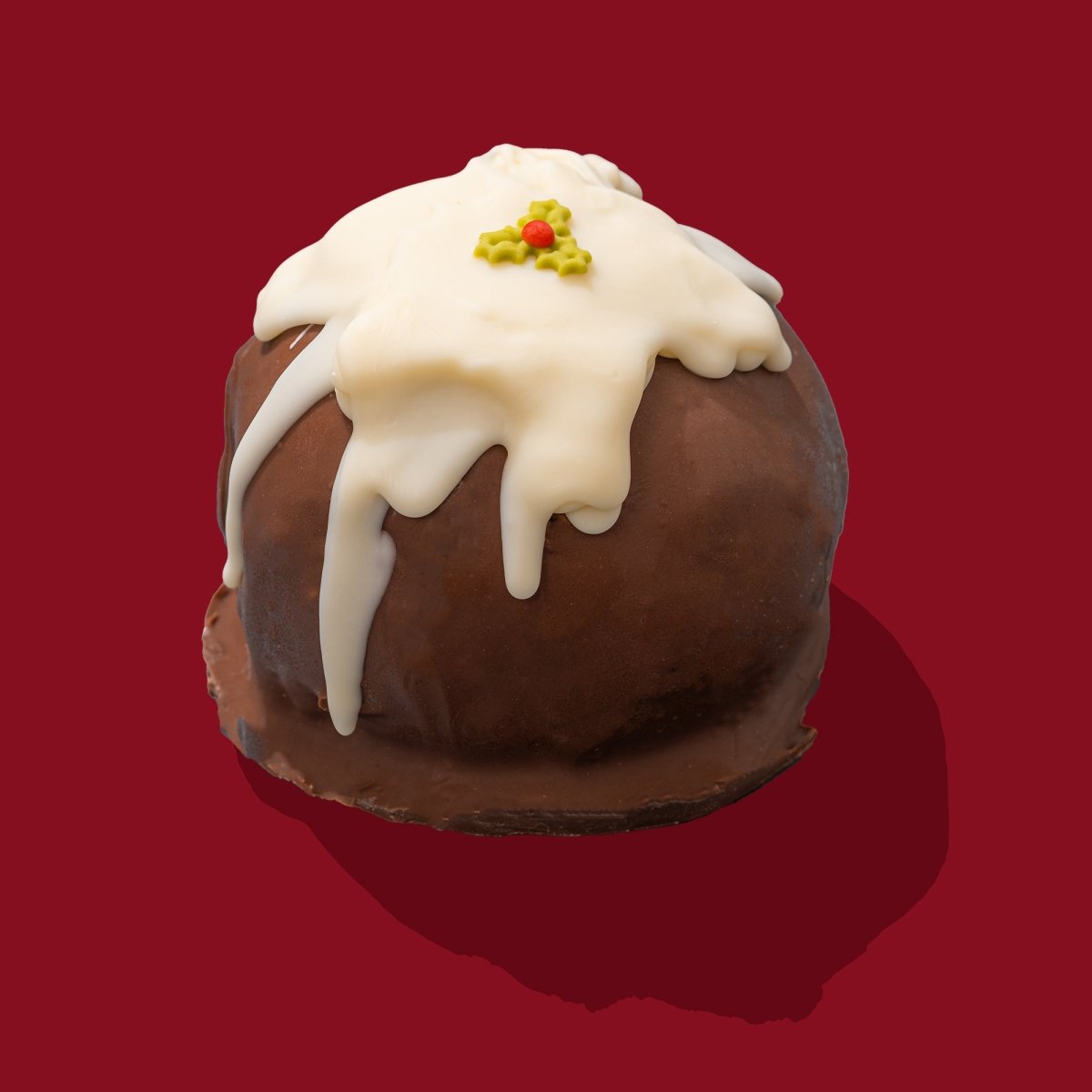 Christmas Pudding Brownie - thesavvybaker