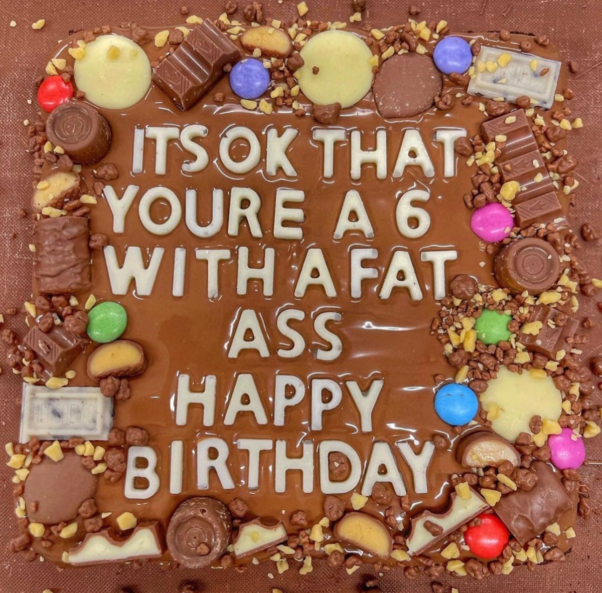 Custom Giant Brownie Slab - thesavvybaker