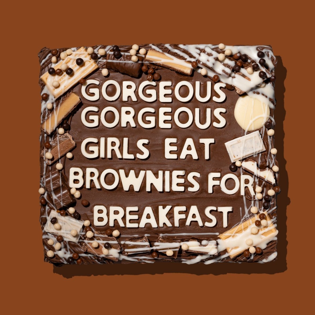 Custom Giant Brownie Slab - thesavvybaker