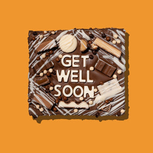 Get Well Soon Brownie Slab - thesavvybaker