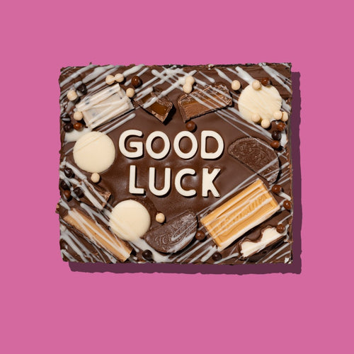 Good Luck Brownie Slab - thesavvybaker