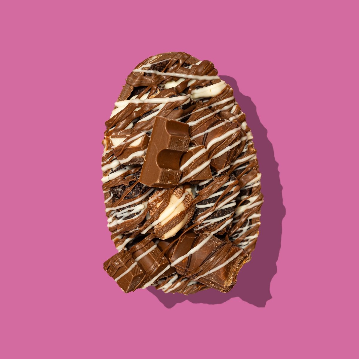 Kinder Brownie Filled Easter Egg - thesavvybaker