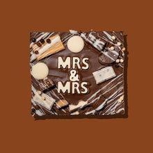 Load image into Gallery viewer, Mrs and Mrs Brownie Slab - thesavvybaker
