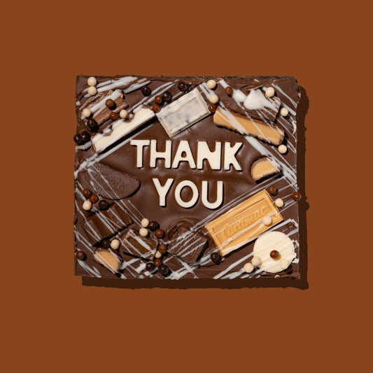 Thank you Brownie Slab - thesavvybaker