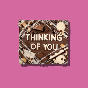 Thinking Of You Brownie Slab - thesavvybaker
